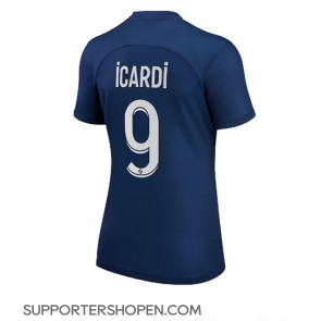 Paris Saint-Germain Mauro Icardi #9 Hemma Matchtröja Dam 2022-23 Kortärmad